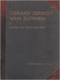 Image of Gerard Zerbolt Van Zutphen I: Leven En Geschriftten