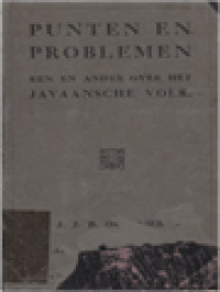 Image of Punten En Problemen: Een En Ander Over Het Javaansche Volk
