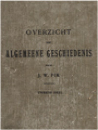 Image of Overzicht Der Algemeene Geschiedenis II (Sinds ± 1715)