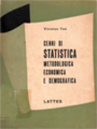 Image of Cenni Di Statistica Metodologica, Economica E Demografica