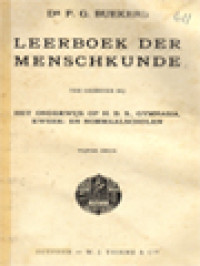 Leerboek Der Menschkunde: Ten Gebruike Bij Het Onderwijs Op H. B. S., Gymnasia, Kweek- En Normaalscholen