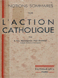 Notions Sommaires Sur L'action Catholique