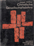 Christliche Gesellschaftslehre