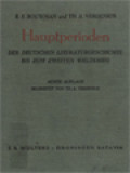 Hauptperioden Der Deutschen Literaturgeschichte Bis Zum Zweiten Weltkrieg