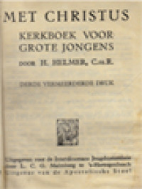Image of Met Christus: Kerkboek Voor Grote Jongens