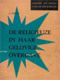 De Religieuze In Haar Gelovige Overgave