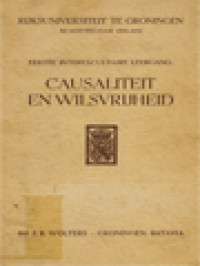 Image of Eerste Interfacultaire Leergang: Causaliteit En Wilsvrijheid