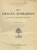 Des Gràces D'oraison: Traité De Théologie Mystique