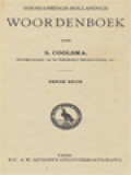 Soendaneesch-Hollandsch Woordenboek