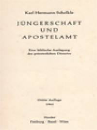 Jüngerschaft Und Apostelamt: Eine Biblische Auslegung Des Priesterlichen Dienstes