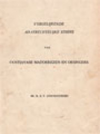 Image of Vergelijkende Adatrechtelijke Studie Van Oostjavase Madoerezen En Oesingers