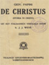 Image of De Christus (Storia Di Cristo)