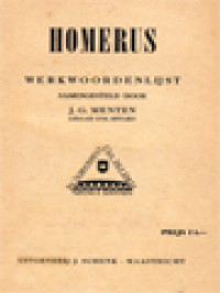 Image of Homerus, Werkwoordenlijst