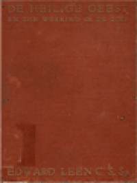 Image of De Heilige Geest En Zijn Werking In De Ziel