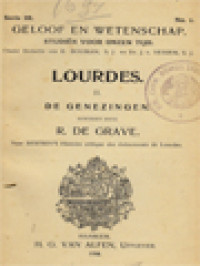 Image of Lourdes II: De Genezingen