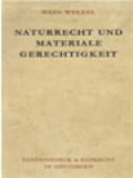 Naturrecht Und Materiale Gerechtigkeit