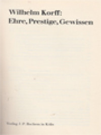 Image of Ehre, Prestige, Gewissen