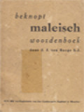 Beknopt Maleisch Woordenboek