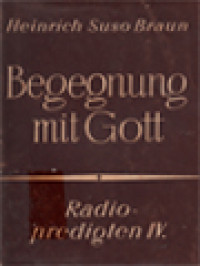 Image of Radiopredigten IV: Begegnung Mit Gott