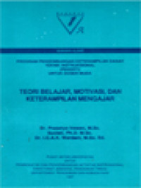 Image of Teori Belajar, Motivasi, Dan Ketrampilan Mengajar
