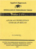Aplikasi Penelitian Tindakan Kelas: Mengajar Di Perguruan Tinggi, Buku 2.03