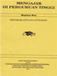 Image of Mengajar Di Perguruan Tinggi: Program Applied Approach II