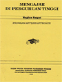 Image of Mengajar Di Perguruan Tinggi: Program Applied Approach IV