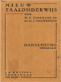 Nieuw Taalonderwijs: Een Methode Voor Het Europeesch Lager Onderwijs In Indië - Handleiding