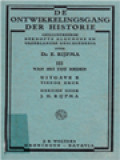 De Ontwikkelingsgang Der Historie III: Van 1815 Tot Heden