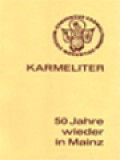 50 Jahre Karmeliter Wieder In Mainz 1924 - 1974