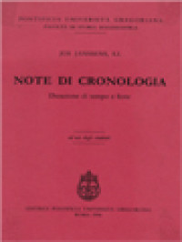 Image of Note Di Cronologia: Datazione Di Tempo E Fese