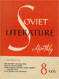 Soviet Literature 8 - 1965