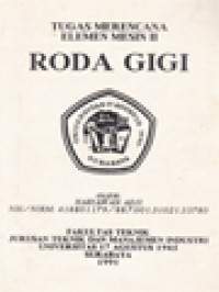 Tugas Merencana Elemen Mesin II: Roda Gigi