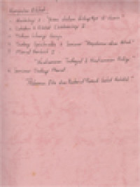 Kumpulan Diktat: Kristologi I: Yesus dalam Hidupnya di Dunia, Catatan & Diktat Ekklesiologi II, Tahun Liturgi Gereja, Teologi Spiritualis & Seminar Pengalaman akan Allah, Moral Konkrit I: Keutamaan Teologal & Keutamaan Religi, Seminar Teologi Moral: Pedoman Etis dan Pastoral Rumah Sakit Katolik