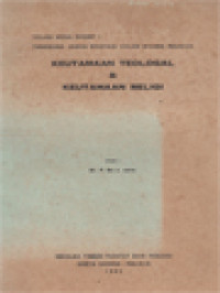 Image of Keutamaan Teologal Dan Keutamaan Religi (Teologi Moral Konkrit I)