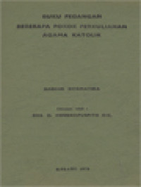 Buku Pegangan Beberapa Pokok Perkuliahan Agama Katolik: Bagian Dogmatika