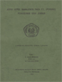 Aspek-Aspek Manajemen Pada P.T. (Persero) Perkebunan XXII Jember