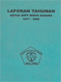 Laporan Tahunan Ketua STFT Widya Sasana 1977-1996