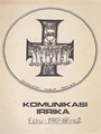 Psikologi Dan Hidup Rohani: Komunikasi IRRIKA Edisi 1987-1988 No.2