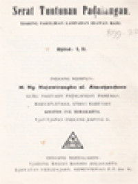 Serat Tuntunan Padalangan: Tjaking Pakeliran Lampahan Irawan Rabi I & II