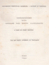 Image of Introduzione Alla Grecita Del Nuova Testamento