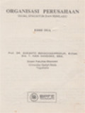 Organisasi Perusahaan: Teori, Struktur Dan Perilaku