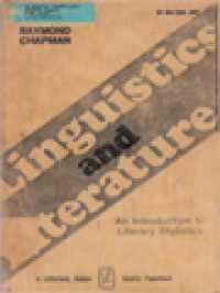 Image of Linguistics And Literature: And Introduction To Literary Stylistics