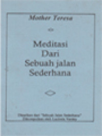 Meditasi Dari Sebuah Jalan Sederhana