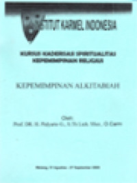 Image of Kepemimpinan Alkitabiah (Kursus Kaderisasi Spiritualitas Kepemimpinan Religius)