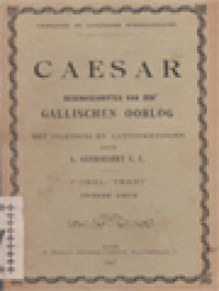 Image of Caesar Gedenkschriften Van Den Gallischen Oorlog, Iᵉ deel: Tekst