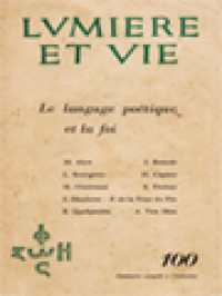 Le Langage Poétique Et La Foi