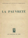 La Pauvreté: Problèmes De La Religieuse D'aujourd'hui