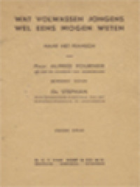 Image of Wat Volwassen Jongens Wel Eens Mogen Weten