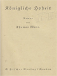 Image of Königliche Hoheit: Roman